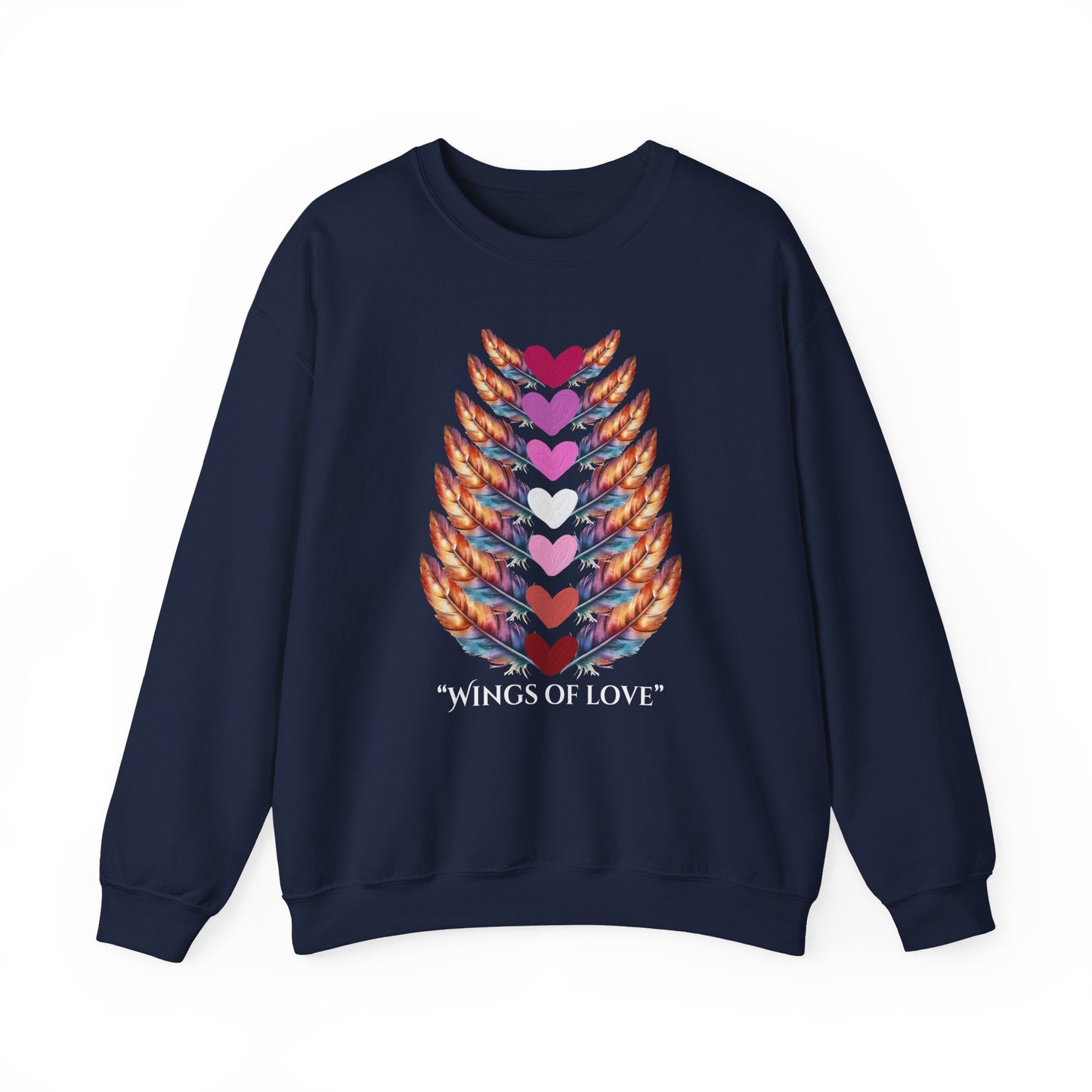 Unisex Heavy Blend™ Crewneck Sweatshirt "Wings of Love"