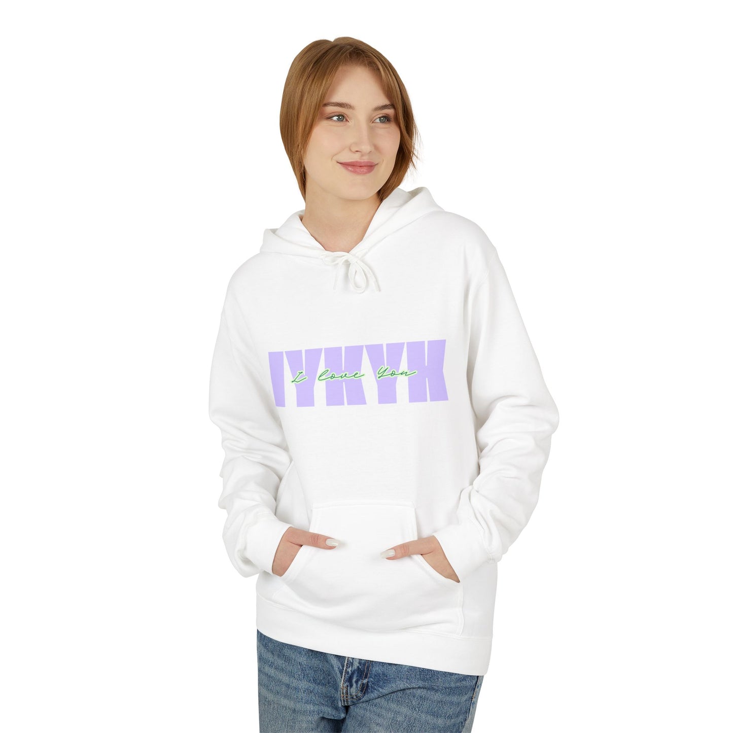 Midweight Softstyle Fleece Hoodie- IYKYK I Love You