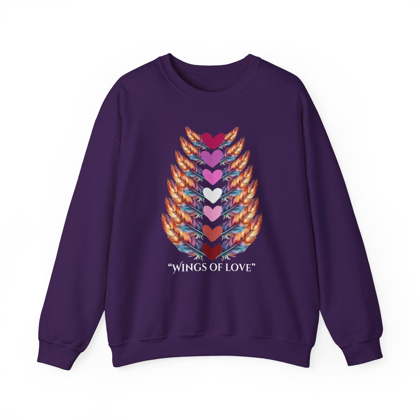 Unisex Heavy Blend™ Crewneck Sweatshirt "Wings of Love"