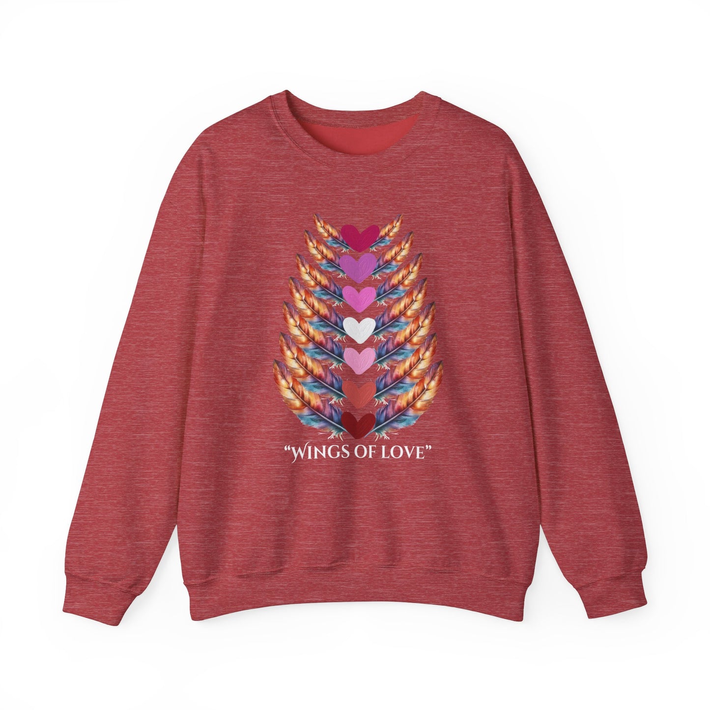 Unisex Heavy Blend™ Crewneck Sweatshirt "Wings of Love"
