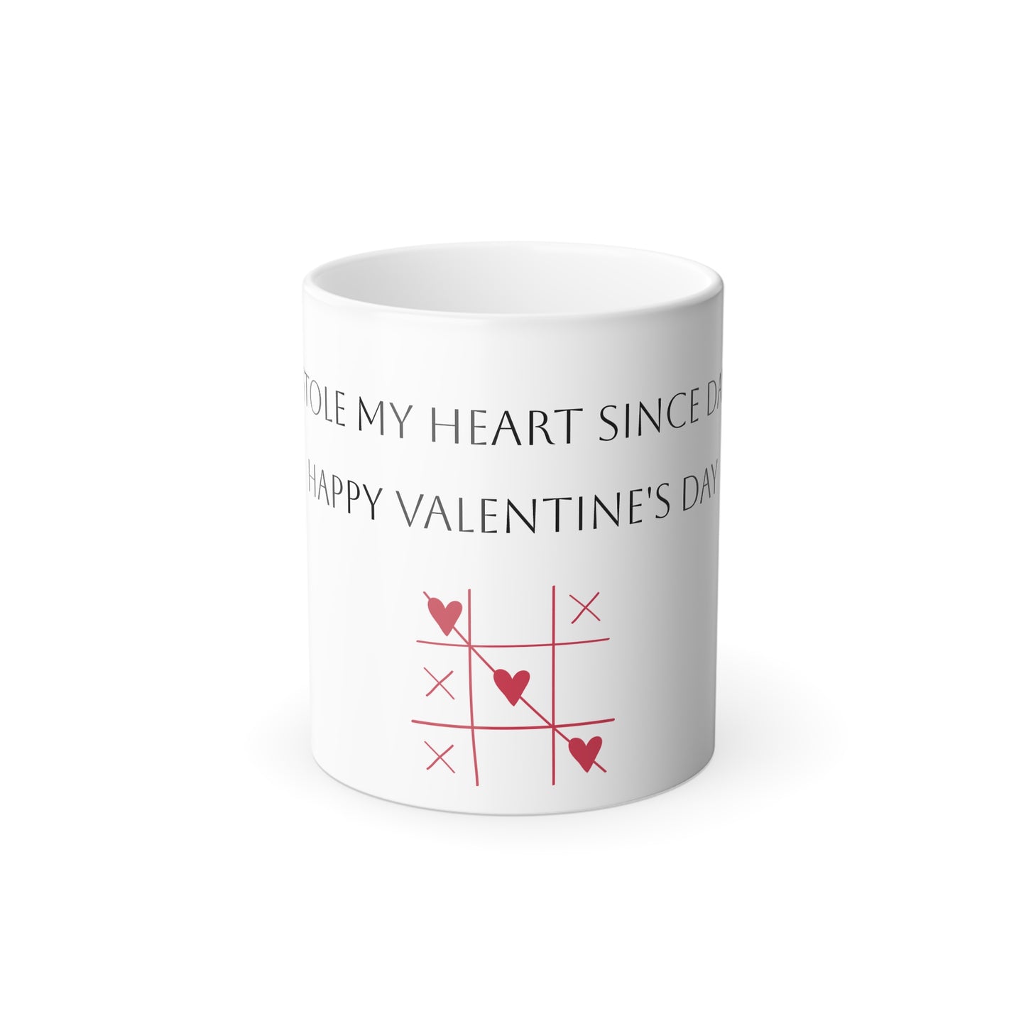Color Morphing Mug, 11oz "You Took My Heart Since Day One"