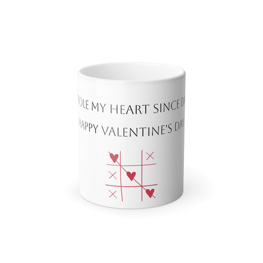 Color Morphing Mug, 11oz "You Took My Heart Since Day One"