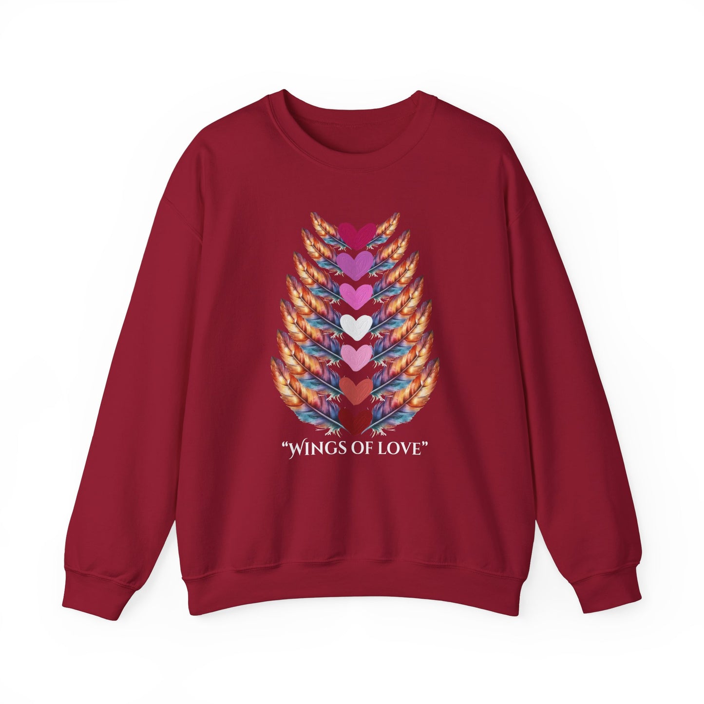 Unisex Heavy Blend™ Crewneck Sweatshirt "Wings of Love"