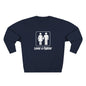 Premium Crew Neck Sweatshirt "Lover & Fighter"