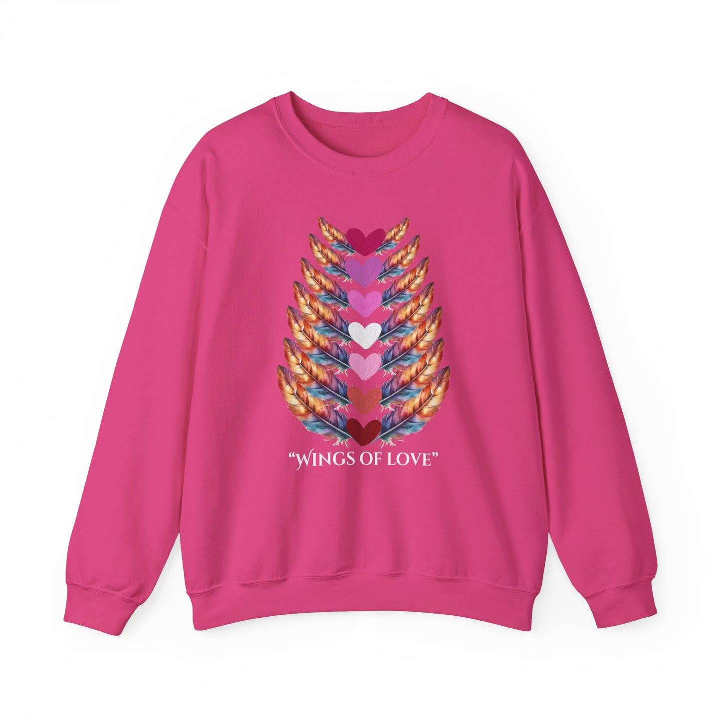 Unisex Heavy Blend™ Crewneck Sweatshirt "Wings of Love"