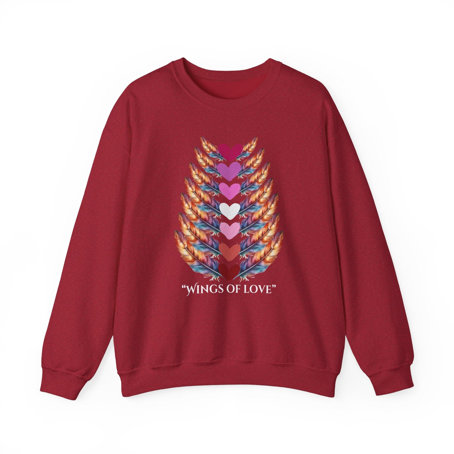 Unisex Heavy Blend™ Crewneck Sweatshirt "Wings of Love"