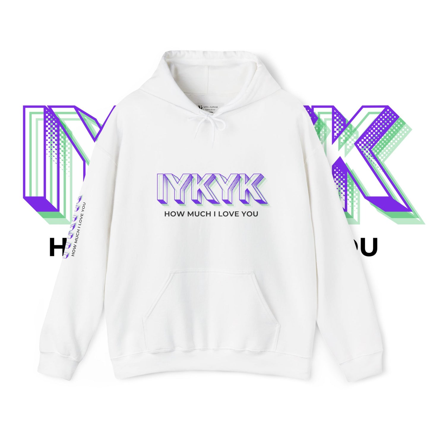 Unisex Heavy Blend™ Hooded Sweatshirt "IYKYK How Much I Love You"