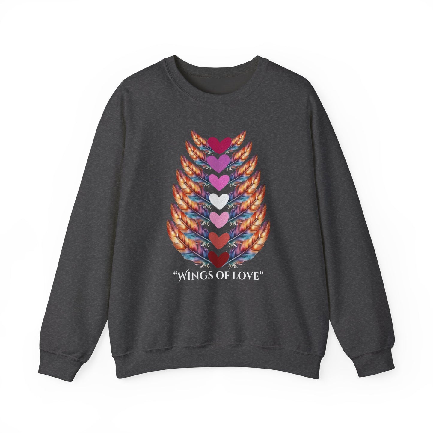 Unisex Heavy Blend™ Crewneck Sweatshirt "Wings of Love"